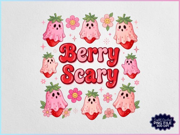 Download Berry Scary Summer Strawberry Ghost PNG - Ghost Collection