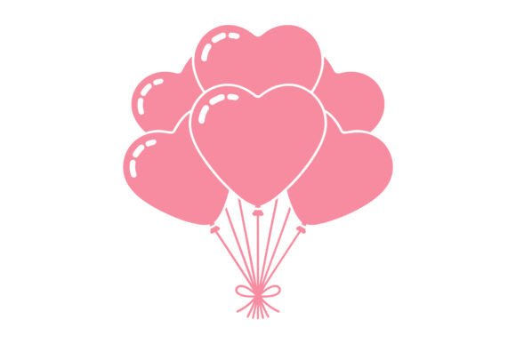 Download Bright Shiny Heart Balloon Design - Shiny heart Collection