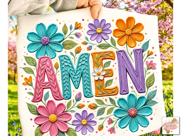 Download Floral Christian Amen Png Religious Png - Religious png Collection