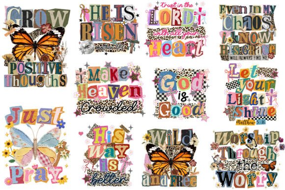 Download Retro Y2K Christian Religious PNG Bundle - Religious png Collection