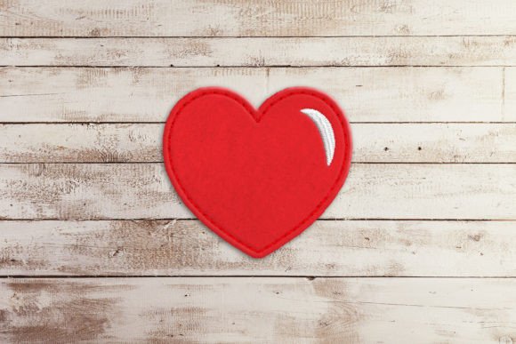 Download Shiny Heart ITH Feltie - Shiny heart Collection