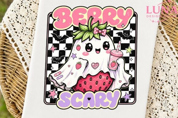 Download Berry Scary Ghost Strawberry PNG - Ghost Collection